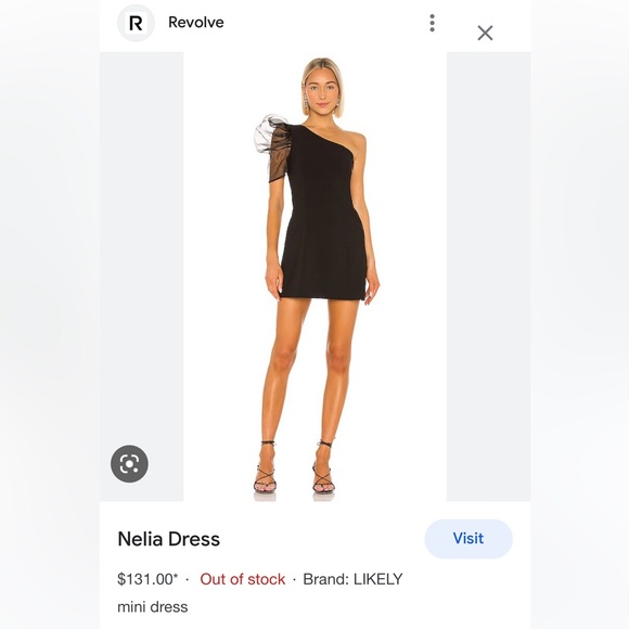 Likely one shoulder mini dress. - Picture 2 of 7